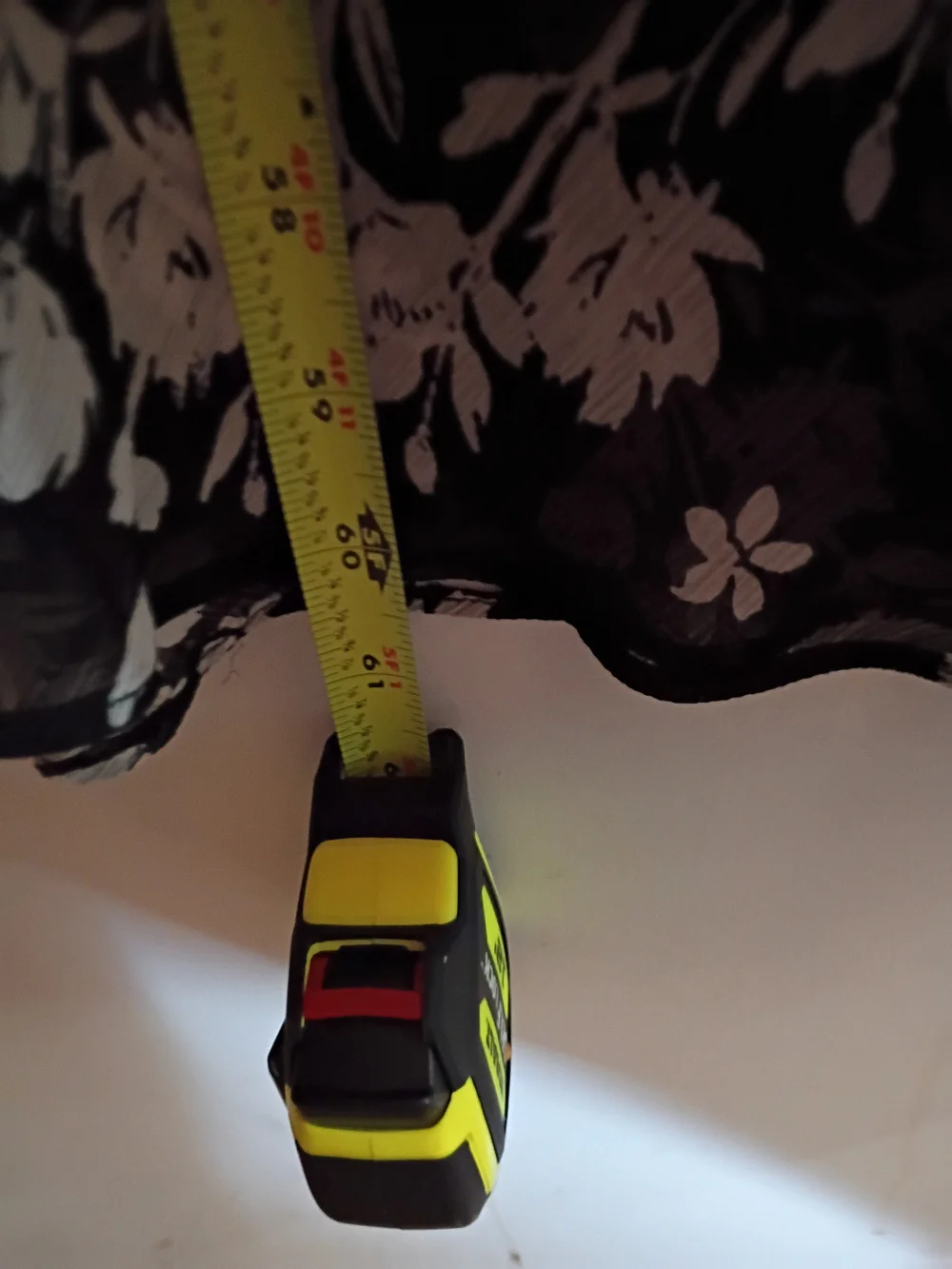 Calvin Klein Black Maxi Dress with Light Blue Floral Print - Picture 13 of 13